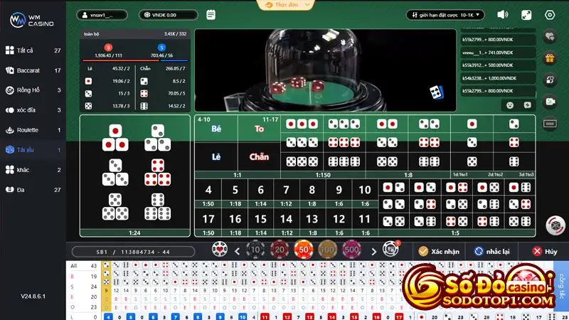Tài xỉu online Sodo